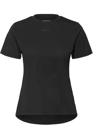 Björn Borg Borg Performance Perforated T-Shirt Sport Women Sport Clothing Sports Tops & T-shirts Sport T-shirts Black