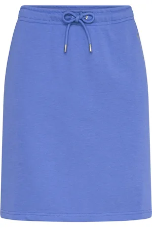 GANT Reg Shield Jersey Skirt Skirts Knee-length & Midi Skirts Blue