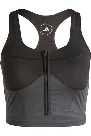 adidas Asmc Tt Zip C Sport Women Sport Clothing Sport Bras - All Black