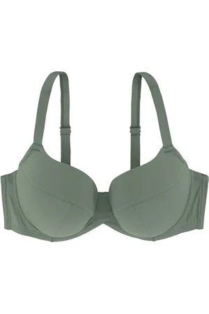 Dorina Curacao Bikini Top Swimwear Bikinis Bikini Tops Wired Bikinitops Green