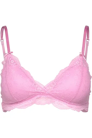 Lindex Bra Bralette Valerie Lace Lingerie Bras & Tops Soft Bras Bralette Pink