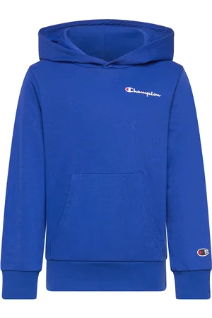Champion Hooded Sweatshirt Tops Sweat-shirts & Hoodies Hoodies Blue