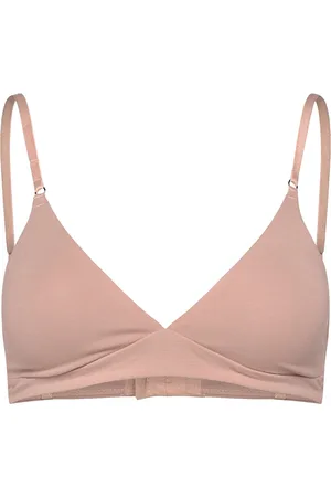 Lindex Bra Soft Bra Carin Cotton Lingerie Bras & Tops Soft Bras Bralette Beige