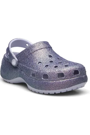 Crocs Platform Irid Glitter Clog Shoes Clogs Purple