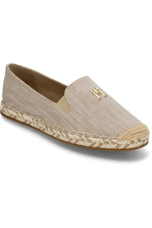 Tommy Hilfiger Chambray Espadrille Sandaler Espadrilles Lave Beige