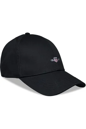 GANT High Shield Cotton Twill Cap Designers Headwear Caps Black