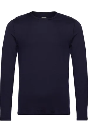 Icebreaker Men Merino 260 Tech Ls Crewe Tops Base Layer Tops Navy
