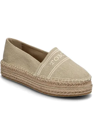 Tommy Hilfiger Denim Platform Espadrille Sandaler Espadrilles Lave Beige