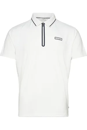 Calvin Klein Belmont Polo Sport Sport Clothing Sport Tops Sport Polos Sport Short-sleeved Polos White