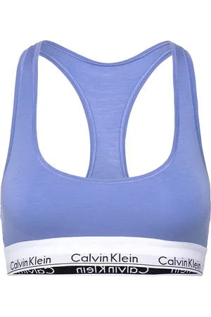 Calvin Klein Bralette Lingerie Bras & Tops Soft Bras Tank Top Bras Blue
