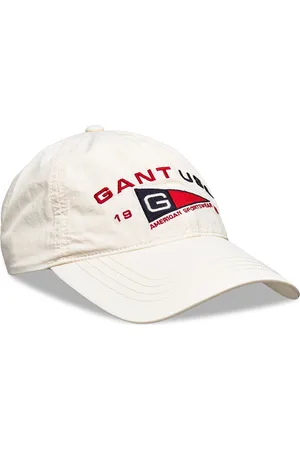 GANT Nautical Graphic Cap Designers Headwear Caps Cream