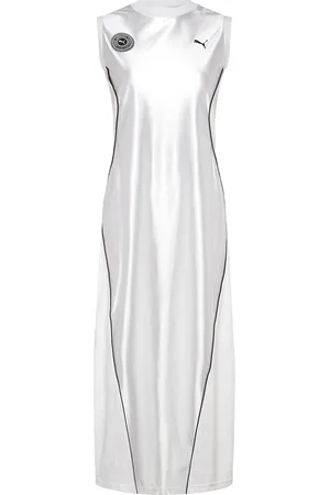 PUMA Dare To Jer-She Dress Sport Sport Clothing Sport Dresses & Skirts Sport Dresses Silver