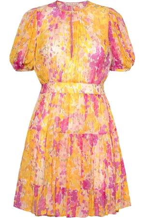 by Ti Mo Dotted Georgette Mini Dress Kort Kjole Multi/patterned