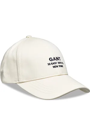 GANT Script Graphic Cap Designers Headwear Caps Cream