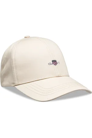 GANT High Shield Cotton Twill Cap Designers Headwear Caps Cream