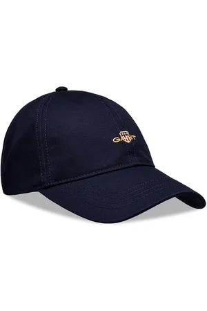 GANT Shield Cotton Twill Cap Accessories Headwear Caps Navy