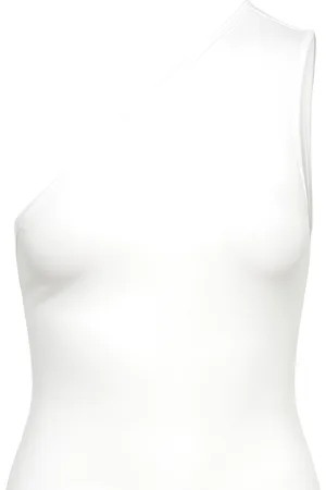 Weekday Shoulder Tank Tops T-shirts & Tops Sleeveless White