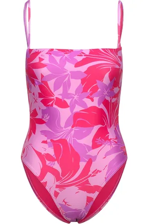 Speedo Womens Printed Adjustable Thinstrap 1 Piece Sport Sport Clothing Sport Swimwear Sport Swimsuits Pink