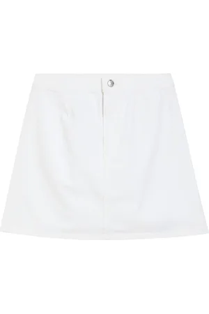 Calvin Klein Mini Denim Skirt Skirts Short Skirts White
