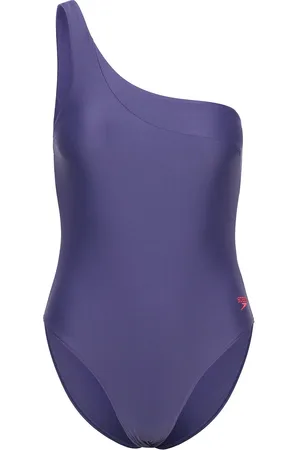 Speedo Womens Asymetric 1 Piece Sport Women Sport Clothing Sport Swimwear Sport Swimsuits Purple