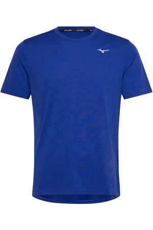 Mizuno Impulse Core Tee Sport Men Sports Clothes Sport Tops Sport T-shirts Blue
