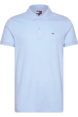 Tommy Hilfiger Tjm Slim Placket Polo Ext Tops Polos Short-sleeved Blue