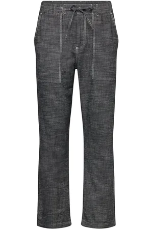 Anerkjendt Akjan Twill Contrast Pants Bottoms Trousers Casual Grey
