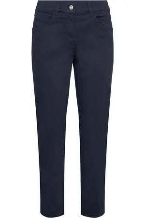 Gerry Weber Jeans Cropped Bottoms Jeans Tapered Jeans Navy