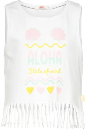 Billieblush Tank Top Tops T-shirts Sleeveless White