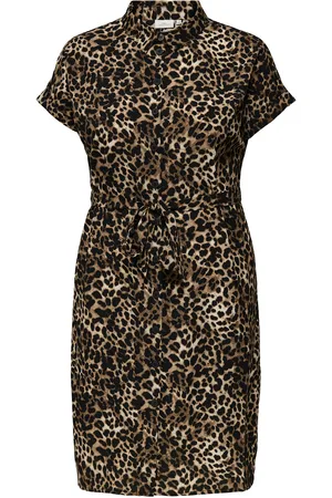 ONLY Cardiega Life Ss Shirt Dress Wvn Noos Knelang Kjole Black