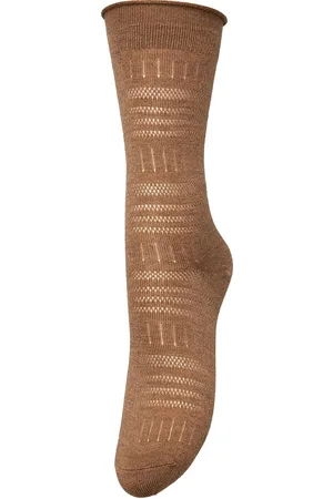 Beck Söndergaard Lucretia Wola Sock Lingerie Socks Regular Socks Brown