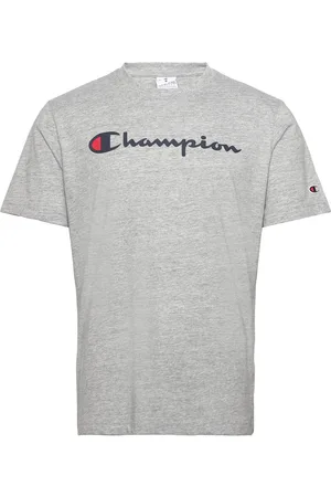Champion Ss Tee Sport T-shirts Short-sleeved Grey