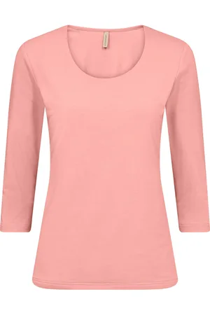 soyaconcept Sc-Pylle Tops T-shirts & Tops Long-sleeved Pink