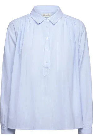 Lollys Laundry Larill Shirt Ls Tops Shirts Long-sleeved Blue