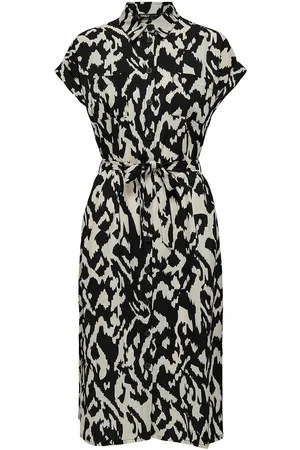 ONLY Onlhannover S/S Shirt Dress Noos Wvn Knelang Kjole Black