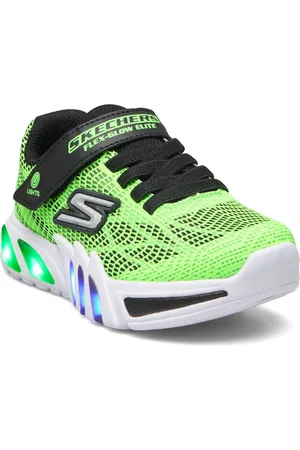 Skechers Boys Flexglow Elite - Vorlo Lave Sneakers Green