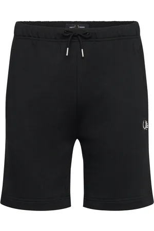 Fred Perry Classic Sweat Short Bottoms Shorts Sweat Shorts Black