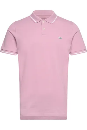Lee Pique Polo Tops Polos Short-sleeved Pink