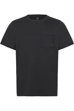 Moose Knuckles Dalon Tee Designers T-shirts Short-sleeved Black