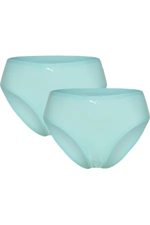 PUMA Women Brief 2P Hang Sport Panties Briefs Blue