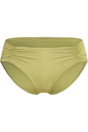 Lindex Brief Bikini Bella Rouched Shi Bikinitruse Green