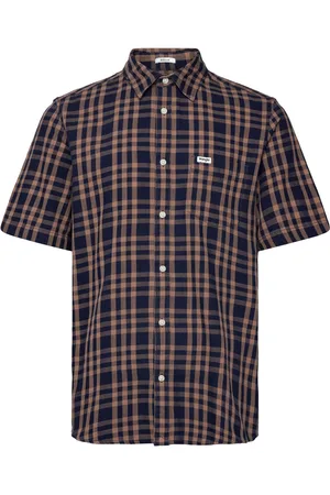Wrangler Ss 1 Pkt Shirt Tops Shirts Short-sleeved Shirts Navy