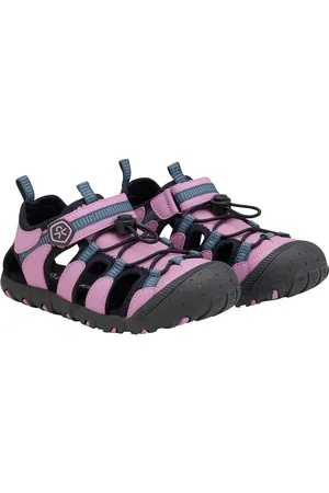 Color Kids Sandals Hiking W. Toe Cap Shoes Summer Shoes Sandals Purple