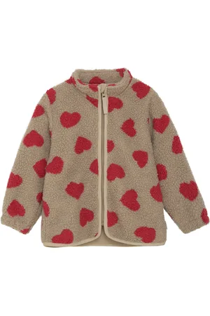 CeLaVi Teddy Fleece Jacket Outerwear Fleece Outerwear Fleece Jackets Multi/patterned