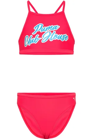 PUMA Girls Club House Bikini Set 1P Bikini Red