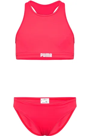 PUMA Girls Racerback Bikini Set 1P Sport Bikinis Red