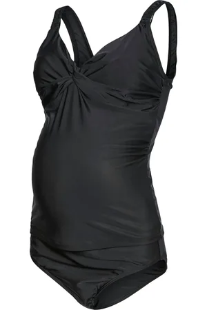 Mama;licious Mllouisa Padded Hc Tankini 2F Badedrakt Badetøy Black