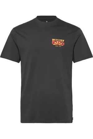 Rip Curl Keep On Trucking Tee Sport T-shirts Short-sleeved Black