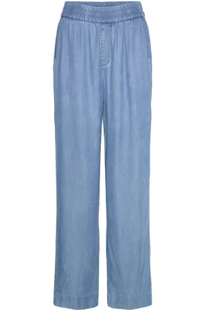 mbyM Phillipa-M Bottoms Trousers Wide Leg Blue
