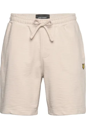 Lyle & Scott Slub Short Bottoms Shorts Sweat Shorts Cream